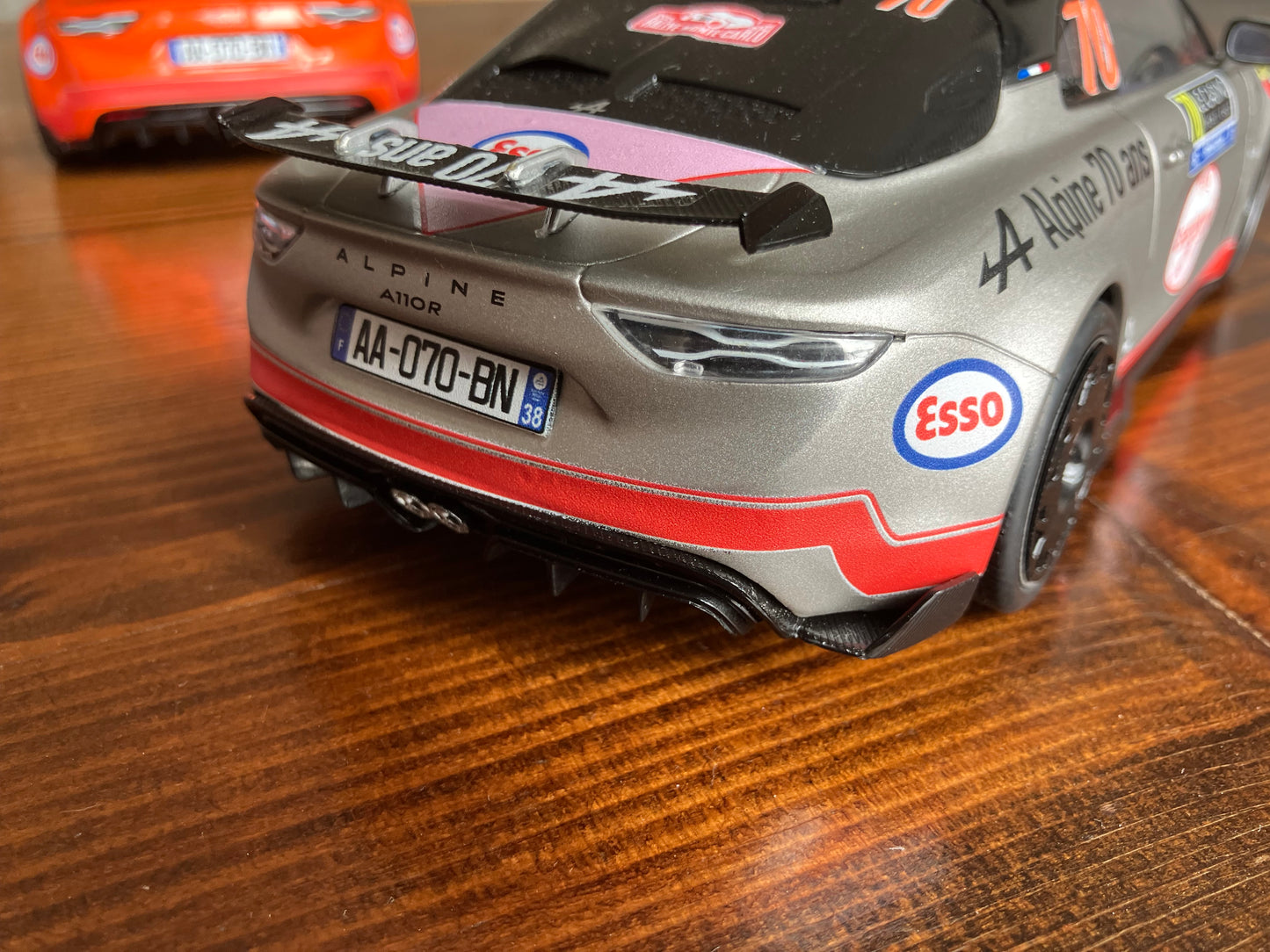 SOLIDO 1/18e - Alpine A110 Radicale 2025 "Grise" - Team Aseptogyl - Exemplaire unique