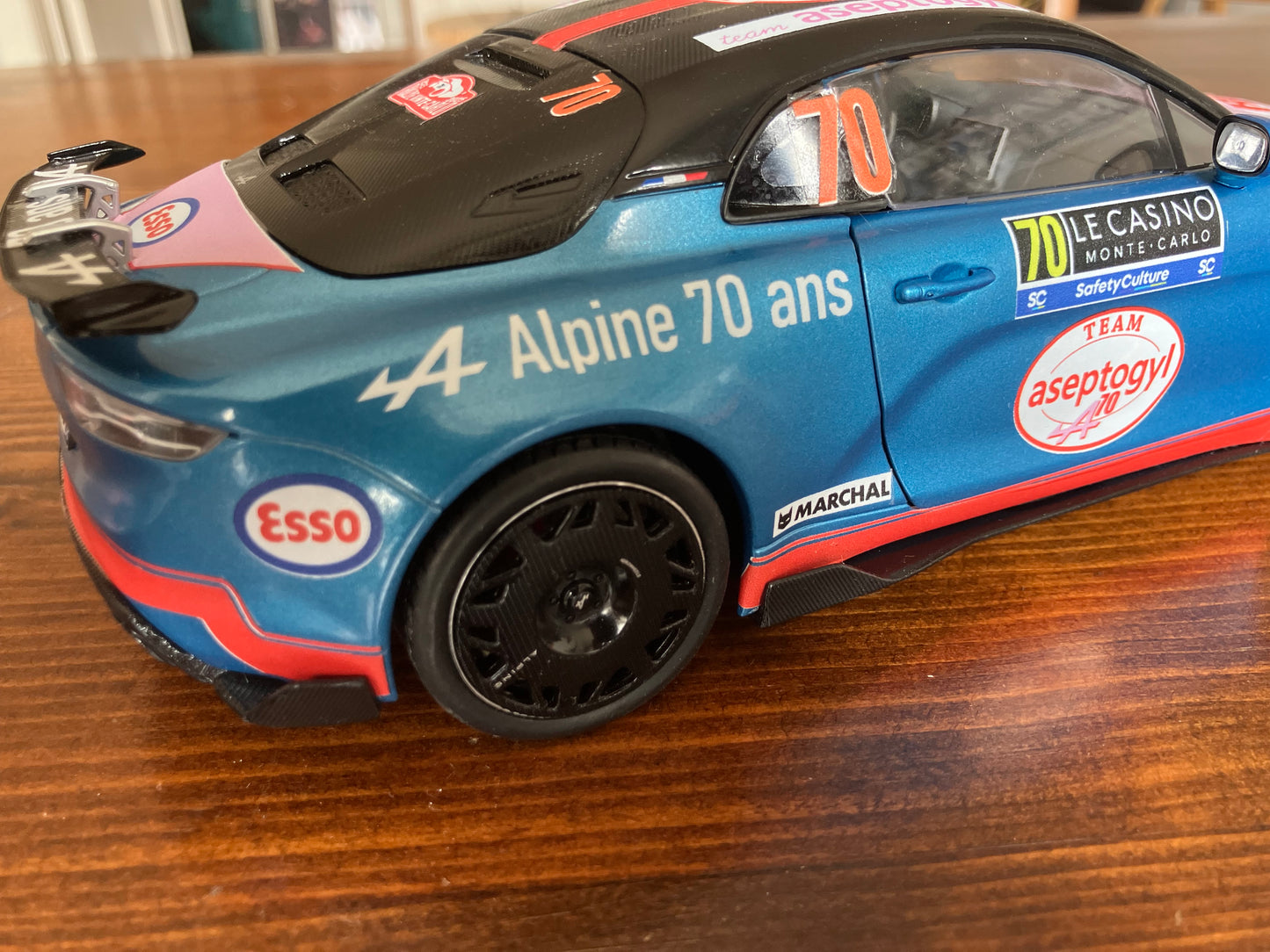 SOLIDO 1/18e - Alpine A110 Radicale 2025 "Bleue - Team Aseptogyl - 2 exemplaires