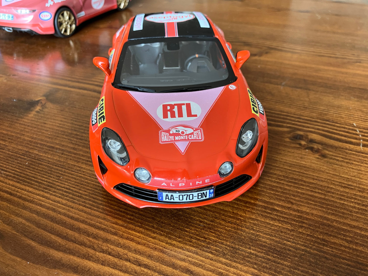 SOLIDO 1/18e - Alpine A110S Color Red - Team Aseptogyl - Exemplaire unique