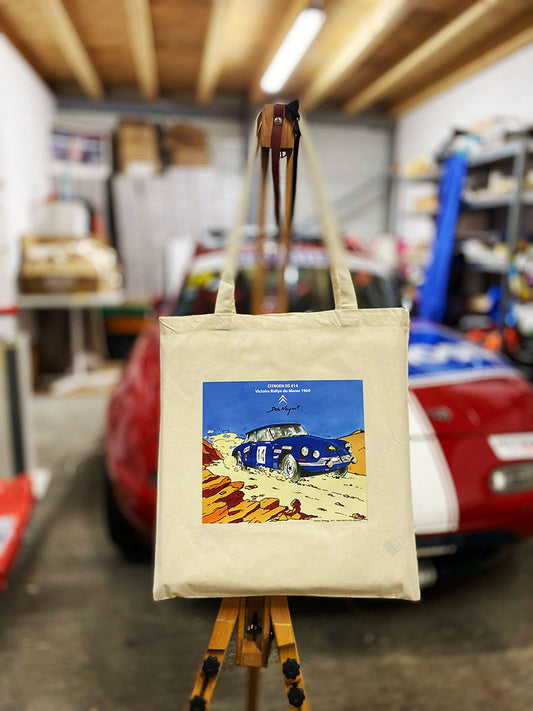 Tote-Bag limited series “Citroën DS Coupé – Victoire Maroc 1969” – 100 copies
