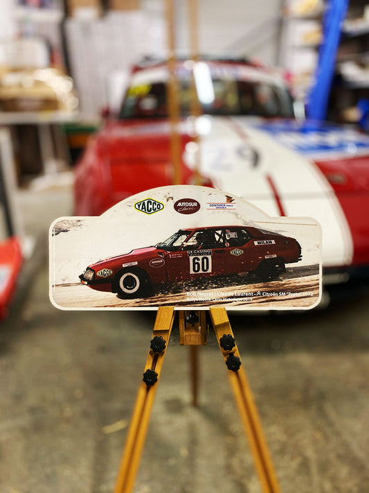 “SM Proto 1972” Rally Plate – Monte Carlo historique 2019 – “Descent”