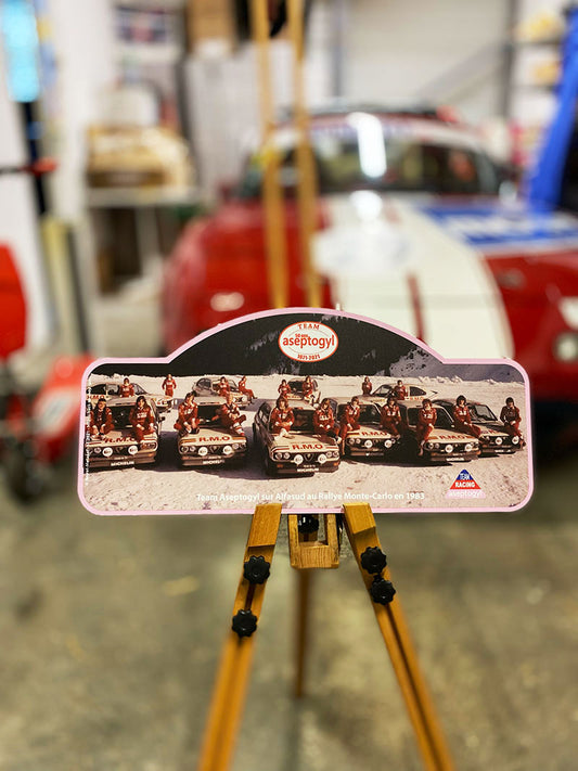 “50 years Aseptogyl” Rally Plate – ALFA ROMEO – “Archives” – 50 copies