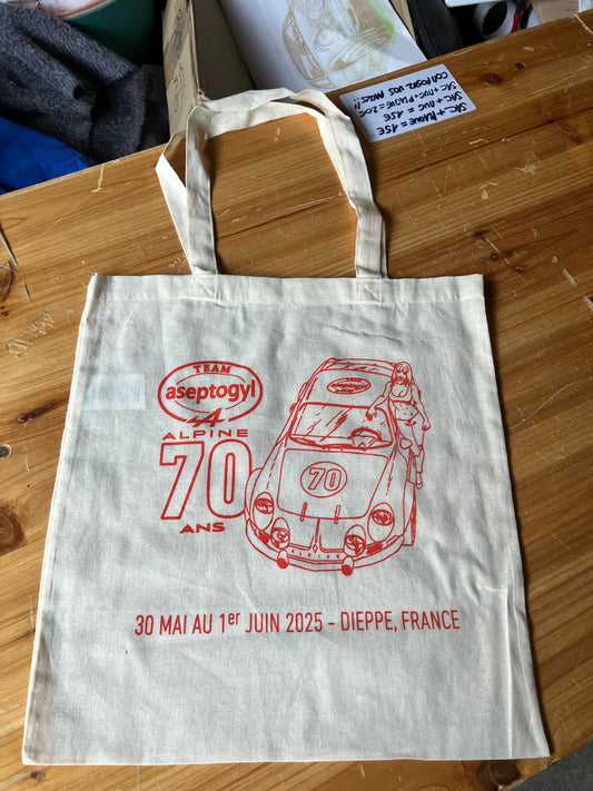 Lot de 2 Tote-Bags : Citroën Maroc et Alpine 70 ans