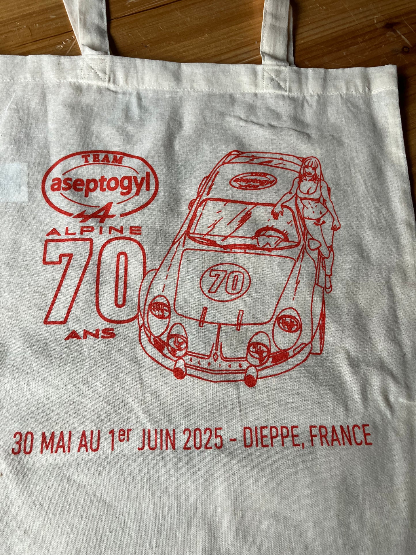 Tote-bag Alpine Aseptogyl- Alpine 70 ans série limitée 200 exemplaires