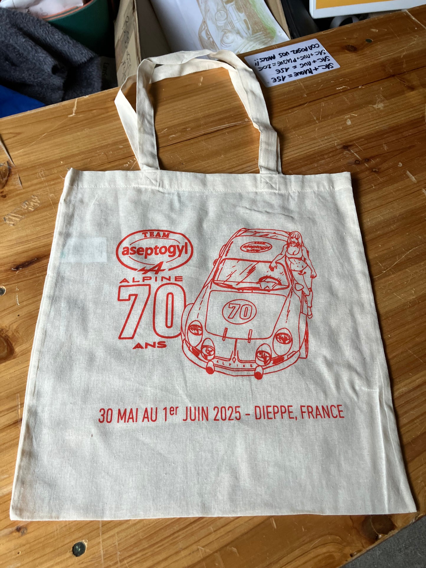 Tote-bag Alpine Aseptogyl- Alpine 70 ans série limitée 200 exemplaires