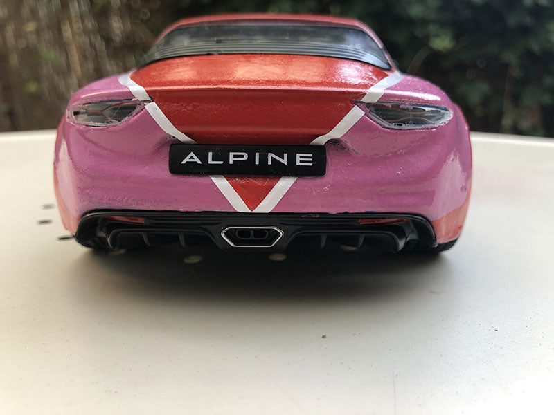 Alpine A110 S (2020) - 1/18e - Team Aseptogyl - Modèle «proto»