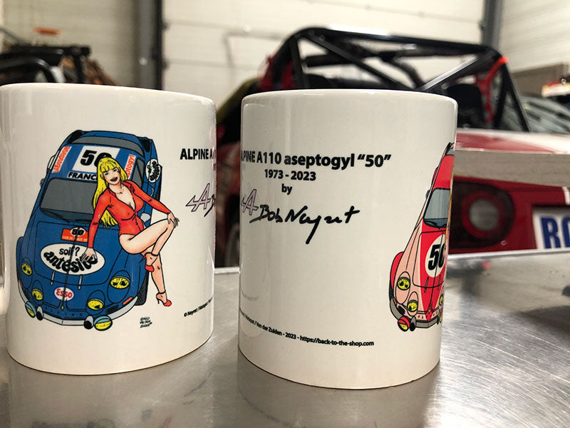 MUG “Alpine A110 50 years 1973-2023” - Bob Neyret - Team Aseptogyl limited series 72 pieces