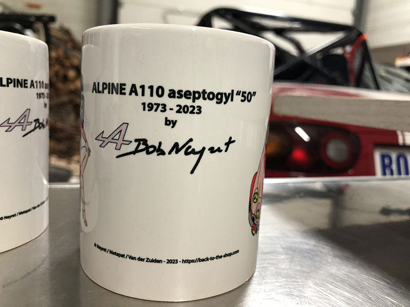 MUG “Alpine A110 50 years 1973-2023” - Bob Neyret - Team Aseptogyl limited series 72 pieces
