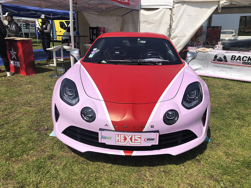 Plaque Rallye « DIEPPE 2023» - Berlinette et A110 circuit du Mans série "90 ans"