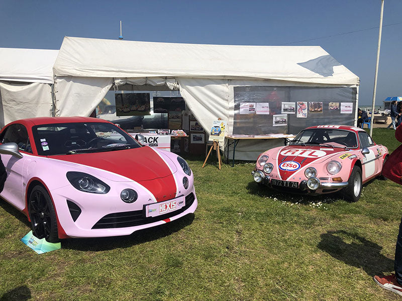 Plaque Rallye « DIEPPE 2023» - Berlinette et A110 circuit du Mans série "90 ans"