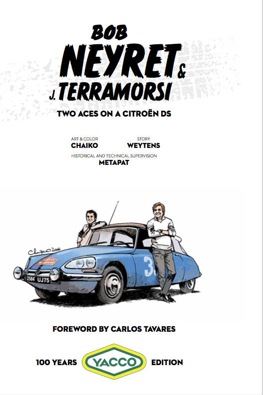 Comic book “Two Aces on a Citroën DS” - English