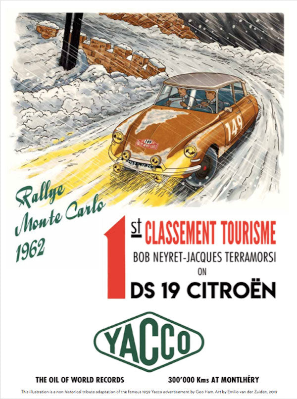 Comic book “Two Aces on a Citroën DS” - English