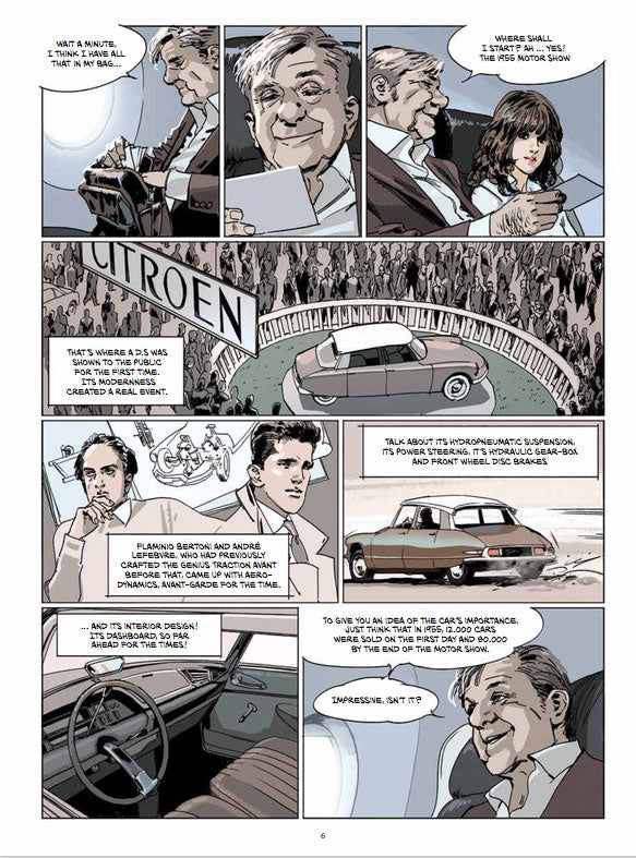 Comic book “Two Aces on a Citroën DS” - English