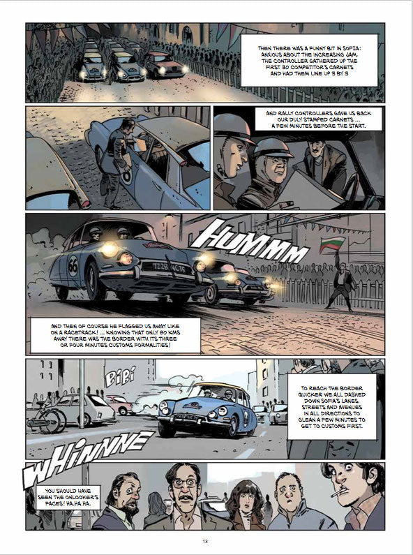 Comic book “Two Aces on a Citroën DS” - English