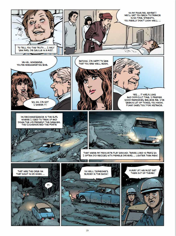 Comic book “Two Aces on a Citroën DS” - English