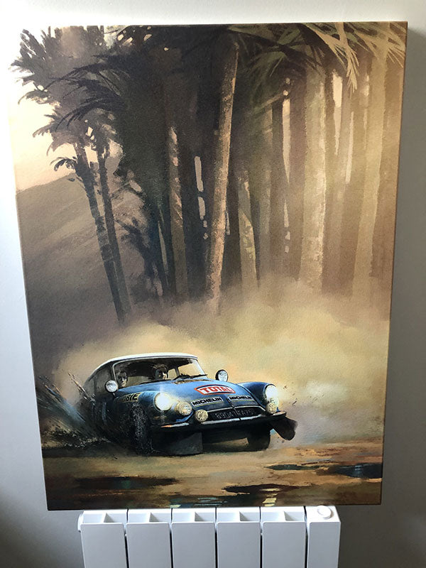 Toile HD «Cover» Paire d’As pour une DS- Citroën DS- Medium - 80x60cm