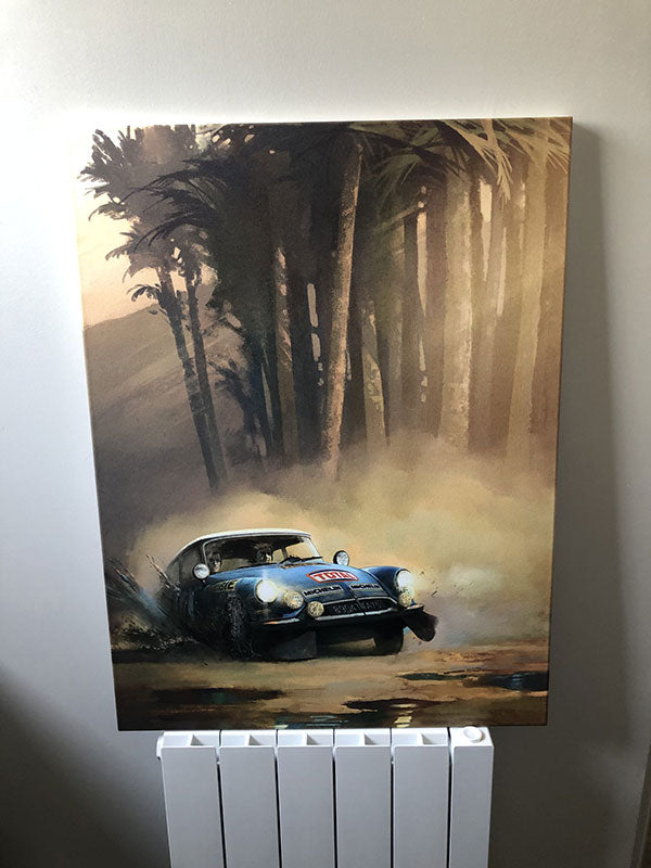 Toile HD «Cover» Paire d’As pour une DS- Citroën DS- Medium - 80x60cm