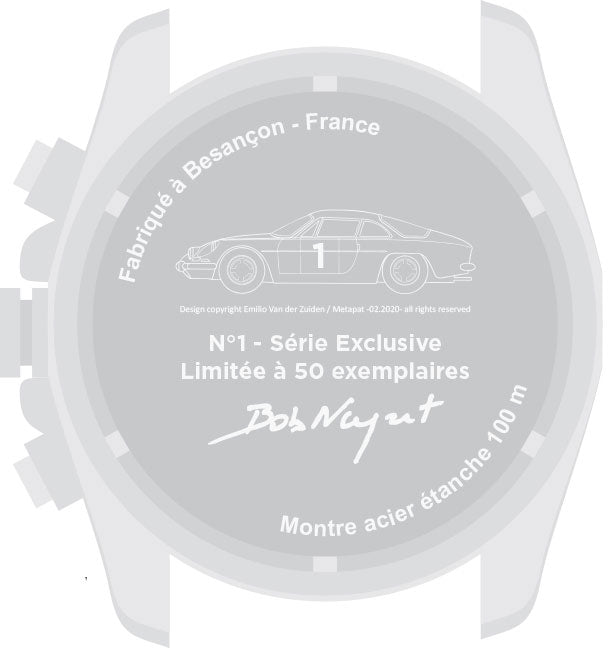 “Team Aseptogyl” Chronograph Watch Limited 50 pieces