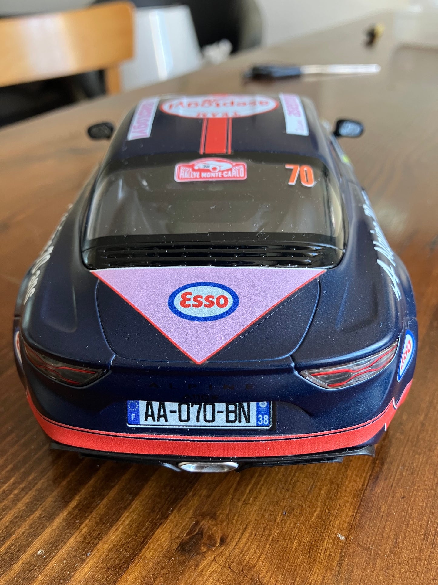 NOREV 1/18e - Alpine A110S TURINI 2025 BLEUE - Team Aseptogyl - 4 Exemplaires