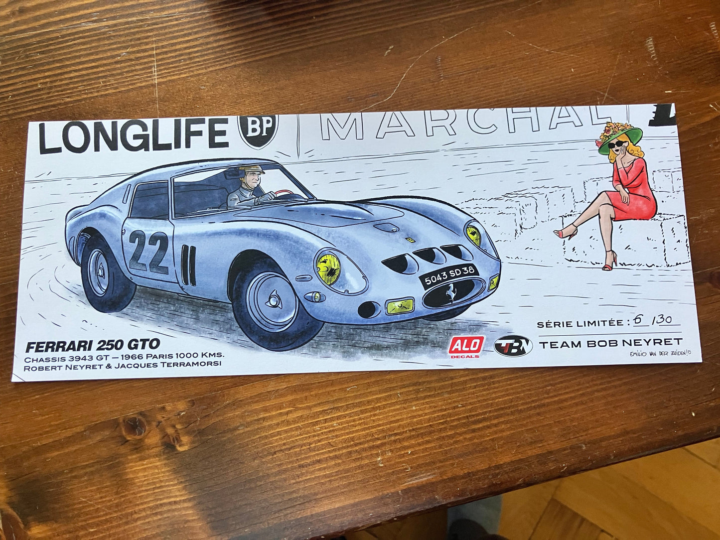 FERRARI 250 GTO 1966 1000 KM DE PARIS "22" - NEYRET/TERRAMORSI 1/18e