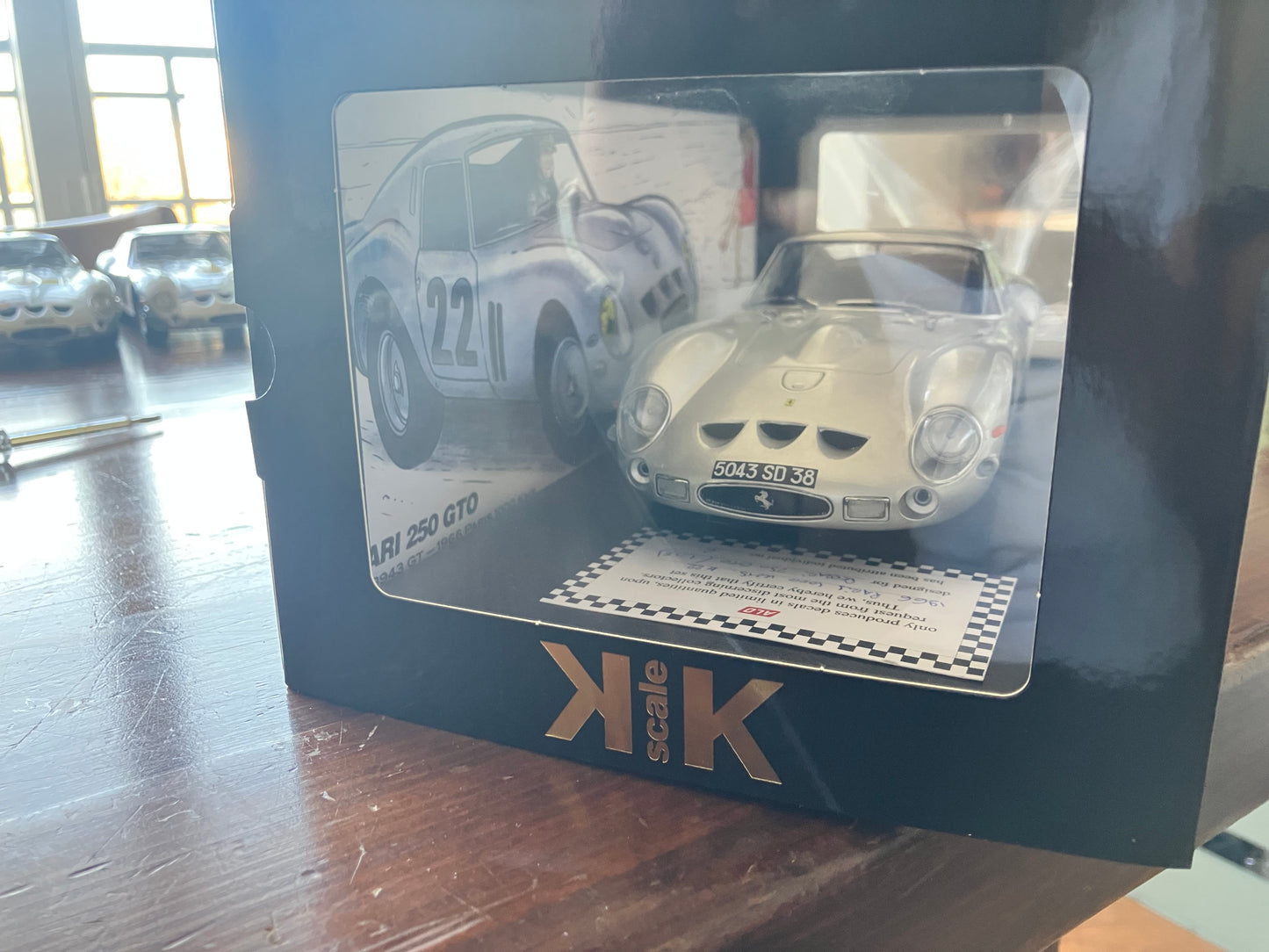 FERRARI 250 GTO 1966 1000 KM DE PARIS "22" - NEYRET/TERRAMORSI 1/18e