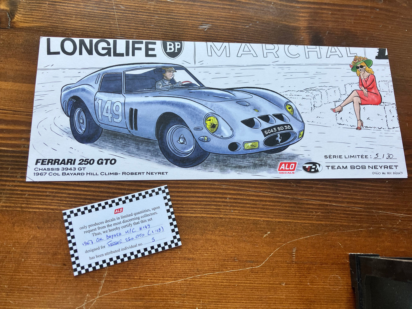 FERRARI 250 GTO 1967 COL BAYARD "149" - NEYRET 1/18e