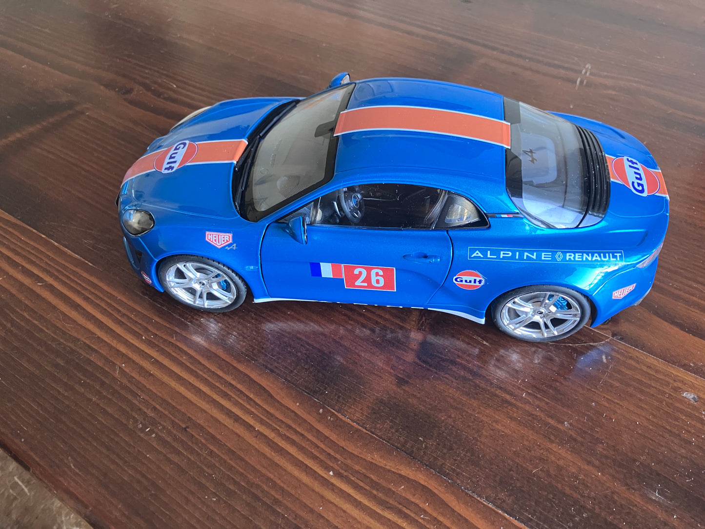 ALPINE 1/18e PURE - SOLIDO - Gulf -série limitée 4 exemplaires
