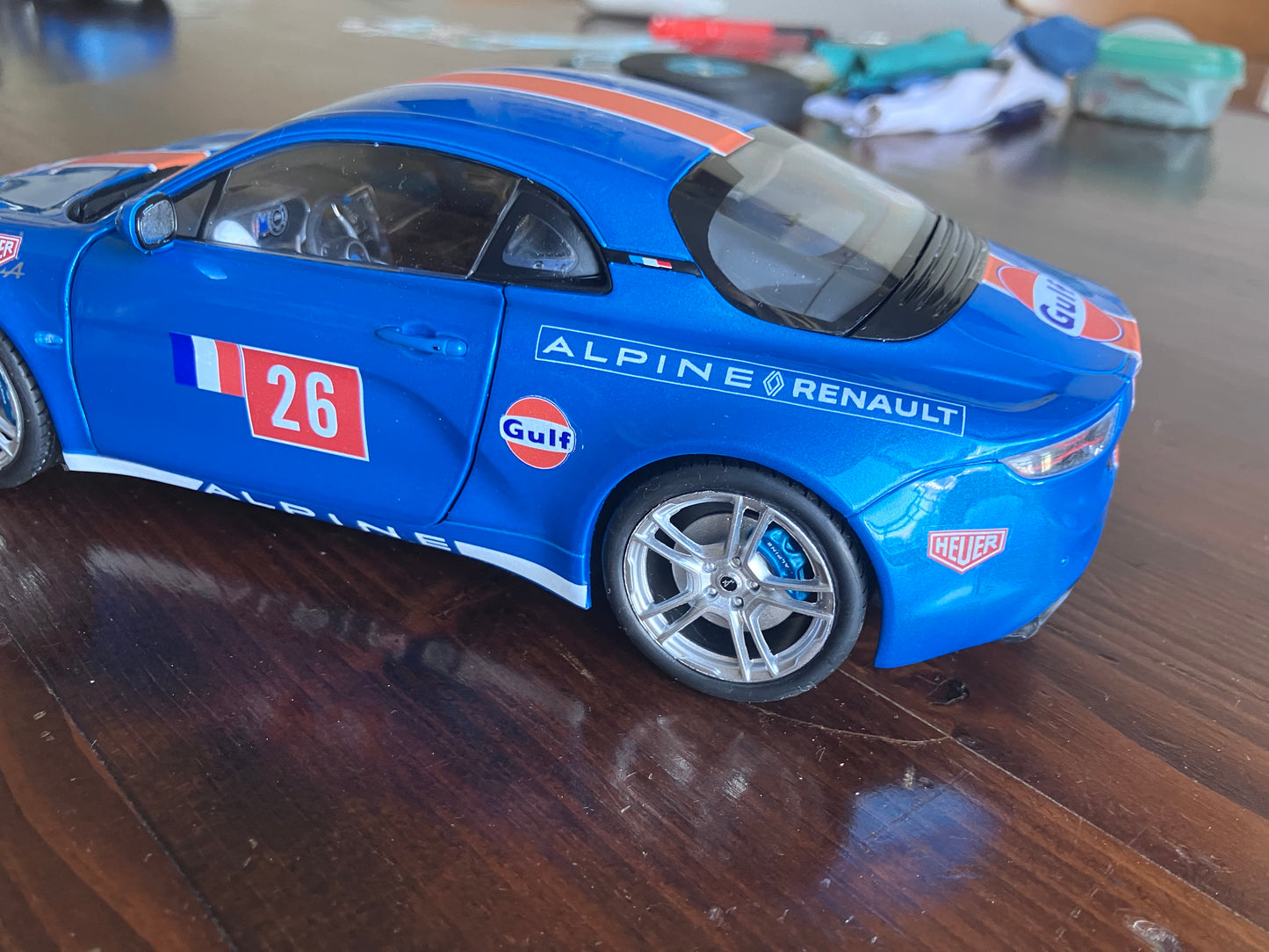 ALPINE 1/18e PURE - SOLIDO - Gulf -série limitée 4 exemplaires