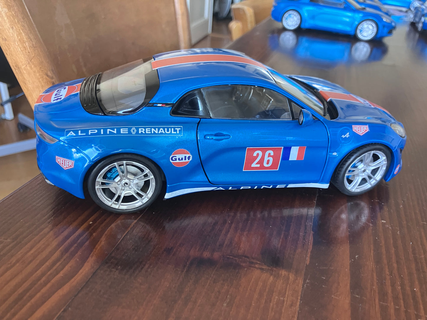 ALPINE 1/18e PURE - SOLIDO - Gulf -série limitée 4 exemplaires