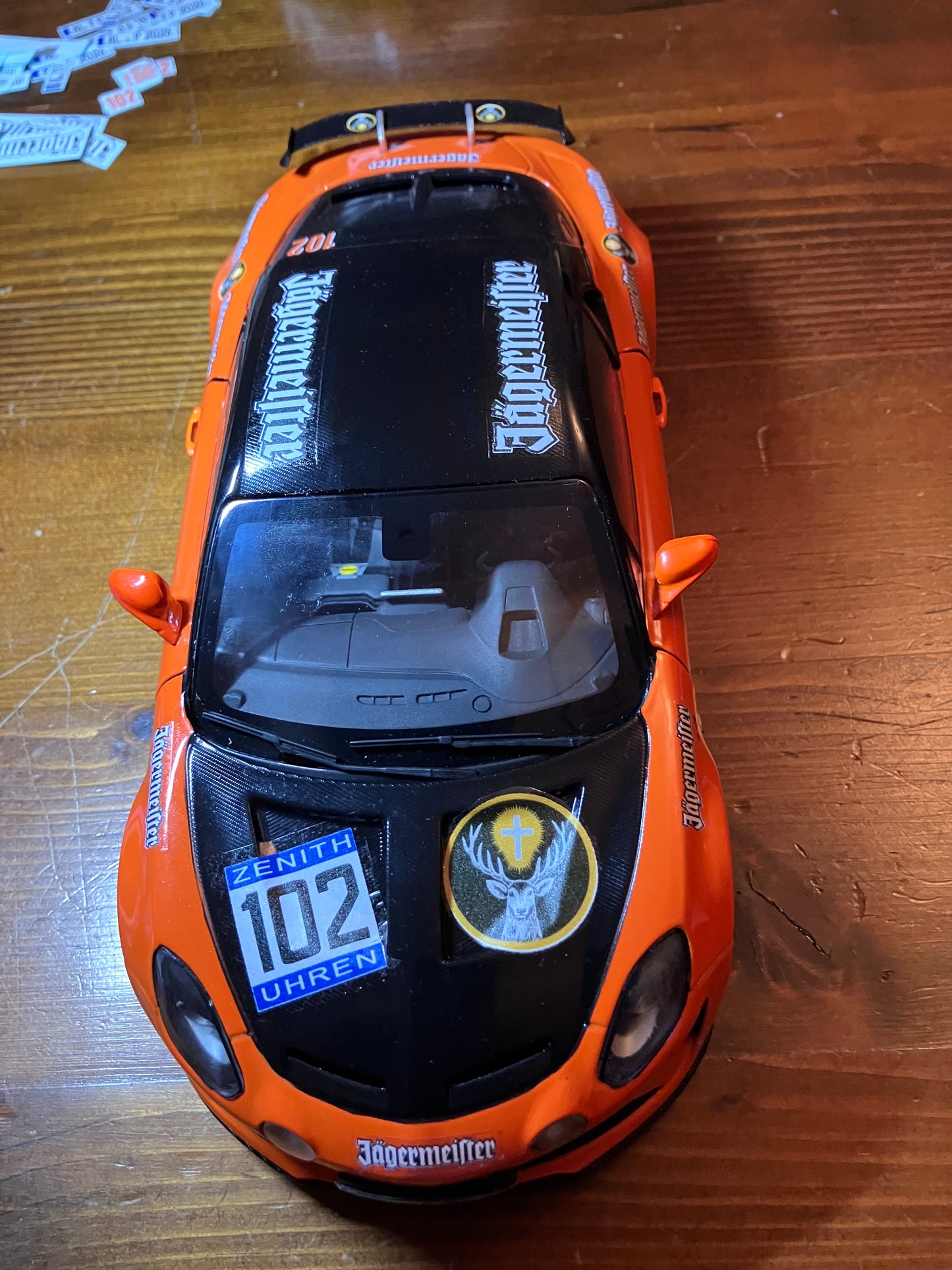 SOLIDO 1/18e -Alpine A110R Radicale Orange-Hommage-JAEGERMEISTER 1973 M06