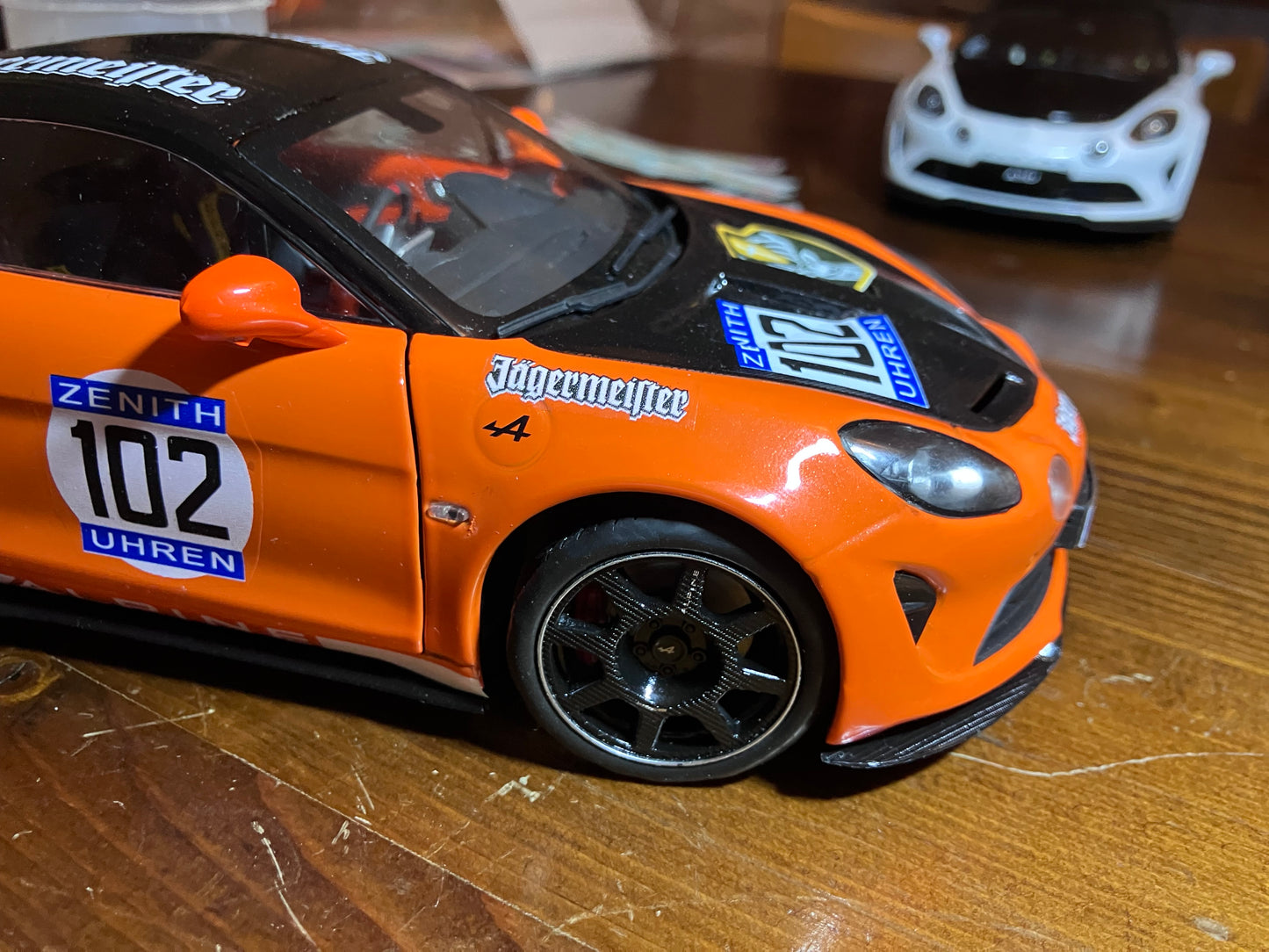 SOLIDO 1/18e -Alpine A110R Radicale Orange-Hommage-JAEGERMEISTER 1973 M06