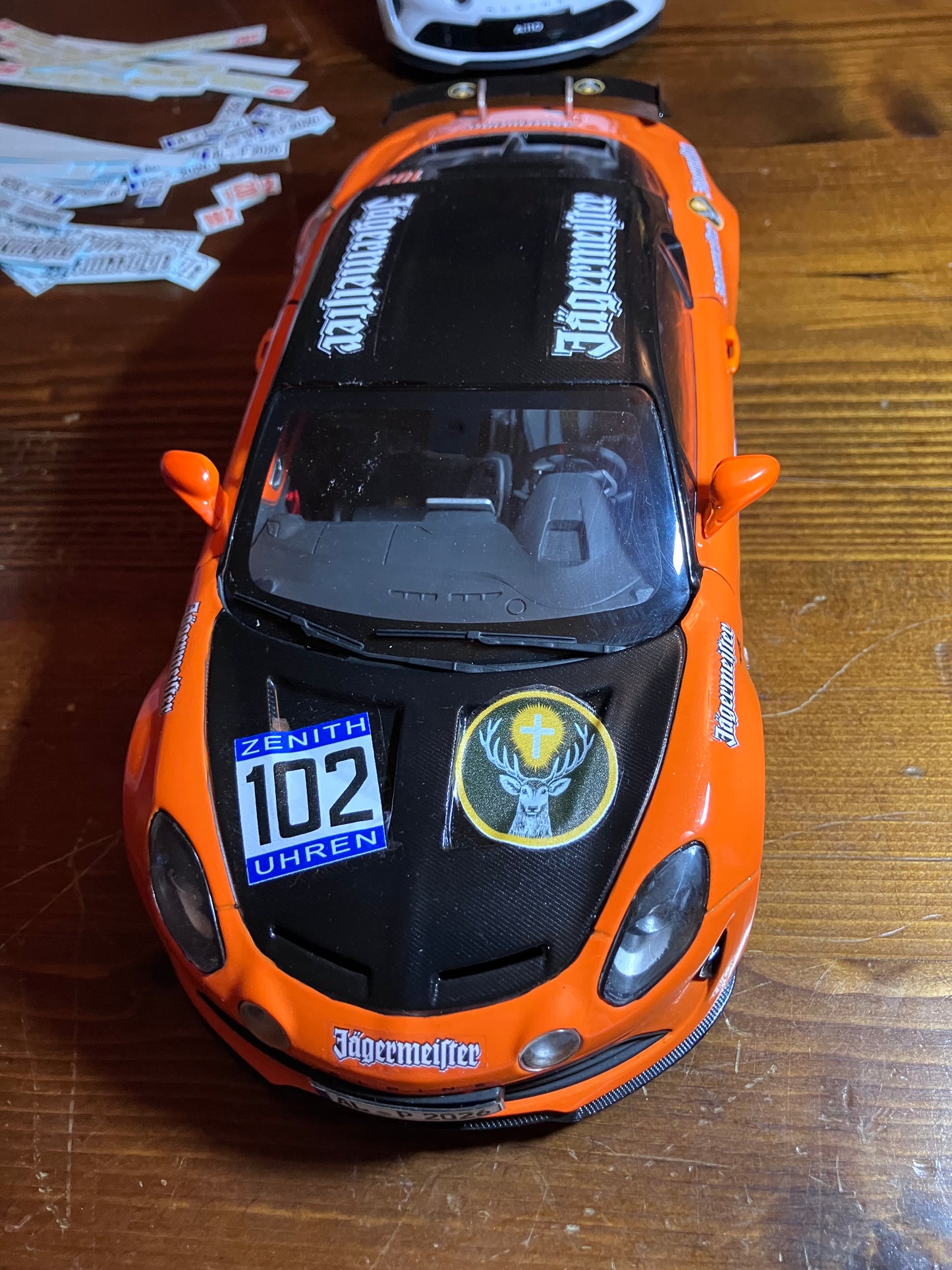 SOLIDO 1/18e -Alpine A110R Radicale Orange-Hommage-JAEGERMEISTER 1973 M06