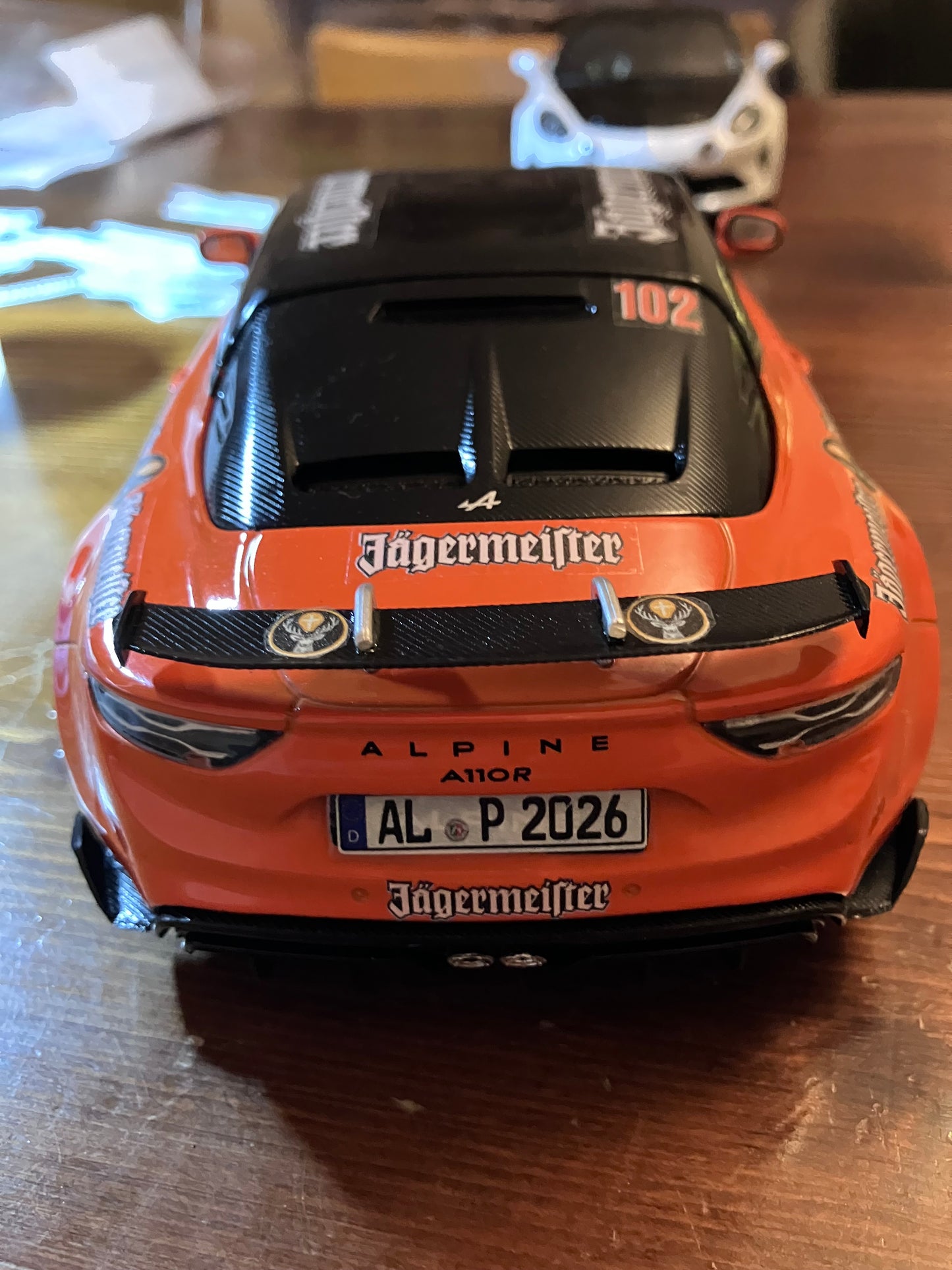 SOLIDO 1/18e -Alpine A110R Radicale Orange-Hommage-JAEGERMEISTER 1973 M06