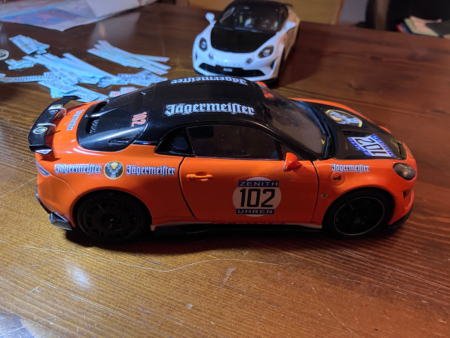 SOLIDO 1/18e -Alpine A110R Radicale Orange-Hommage-JAEGERMEISTER 1973 M06