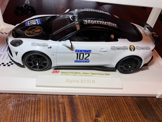 NOREV 1/18e -Alpine A110R Blanche-Hommage-JAEGERMEISTER 1973 M06