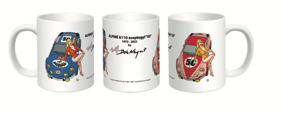 MUG «Alpine A110 50 ans 1973-2023» - Bob Neyret- Team Aseptogyl série limitée 72 pièces