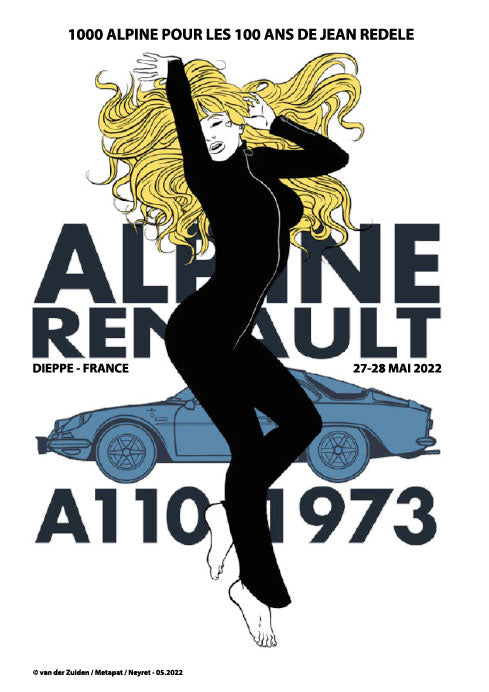 Tee-shirt série limitée commémoration «100 Ans Redele» -ALPINE- 100 exemplaires